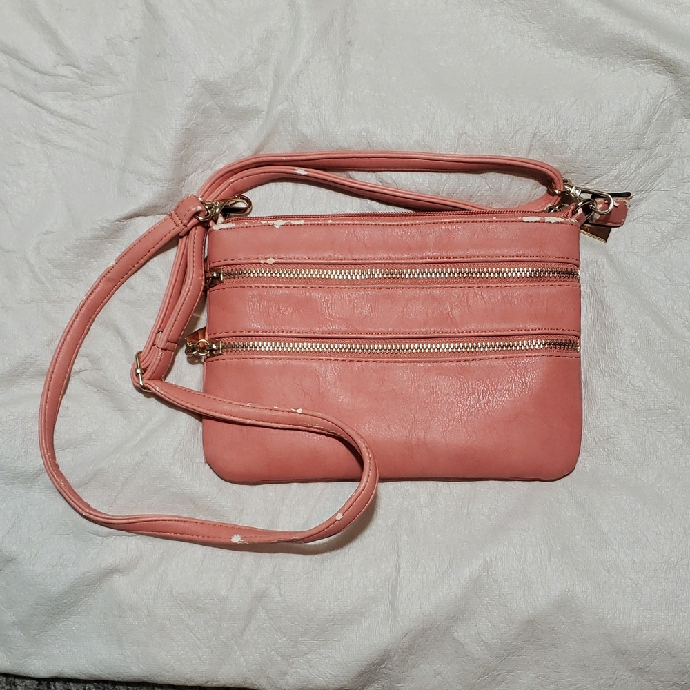 Elegant Pink Crossbody Bag
